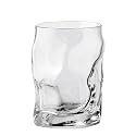 Whiskyglas Sorgente (300ml) in Crashoptik 6 St&uuml;ck im Set ohne F&uuml;llstrich