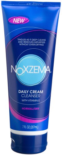 Noxzema Daily Cream Cleanser, Normal/Dry, 7.0-Ounce Tubes (Pack of 4)