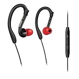 Philips ActionFit SHQ3017 28 Sports Earhook Headset Black Red