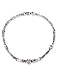Sterling silver braided necklace, Thai Artistry - Sterling Silver Chain Necklace