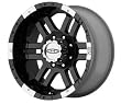 Moto Metal Series MO951 Gloss Black Machined Wheel (16x9"/5x4.5")