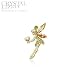 Austrian Crystal Lady Pin Brooch -Beautiful and The Highest Quality Austrian Crystal with Elegant Angel Design 3 cm W x 2 cm H Comes With Free Swarovski Jewelry Velvet Bag,Attractive and Gorgeous . Super Saving w/100% Satisfaction Guaranteed !
