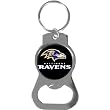 Baltimore Ravens Bottle Opener Key Ring - NFL Football Fan Shop Sports Team Merchandise