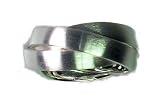 TF bague en argent massif triple mat - en argent sterling 925 Taille 56 (17.8) - Femmes