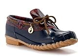 Sporto Aroostic Weatherproof Duck Shoe Bootie Black Tan Women's size 10M
