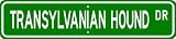 Transylvanian Hound STREET SIGN ~ High Quality Aluminum ~ Dog Lover
