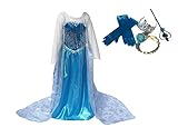 Ice Princess Long Cape Dress up Set Costume (Ages 5-6)