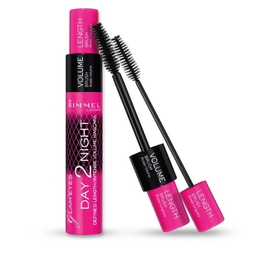 (3 Pack) RIMMEL LONDON Glam'Eyes Day 2 Night Mascara - Extreme Black