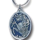 Pewter Key Ring - Unicorn - Pewter Key Ring - Unicorn