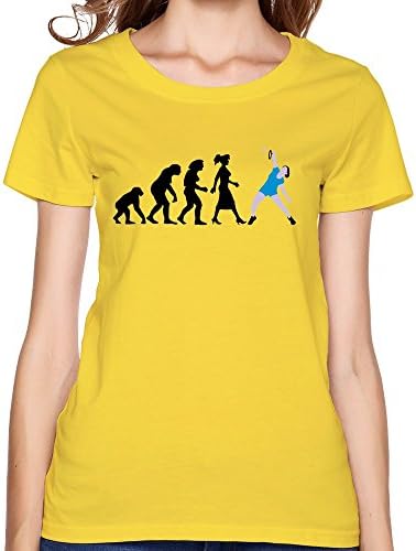 OYFFMT Women's Evolution Badminton Spielerin T-shirt - M Yellow