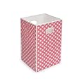 Badger Basket Folding Hamper/Storage Bin, Pink