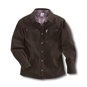 Buy Carhartt Ladies Canvas Shirt Jacket Flannel-Lined by Carhartt