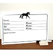 Roma Plastic Name Plate Set With Pen [Misc.]