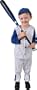 Toddler Baseball Player Costume (Size:2-4T)