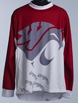 Washington State University Cougars Long Sleeve Mountain Bike Jersey