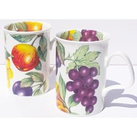 Fine English Bone China Mug - Malvern Fruit Chintz
