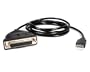 StarTech.com 6 feet USB to DB25 Parallel Printer Adapter Cable - M/F (ICUSB1284D25)