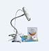 GSI High-Definition Scientific Digital LED Microscope, USB Video Connection to Computers/Laptops/Notebooks, Magnifies All Microscopic Articles 500x, Special Image Treatment, Includes Stand for Handsfree Use, for Hobby/Science/Education/Industrial- White