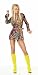 Leg Avenue 70s Paisley Retro Fancy Dress M/L 12-14