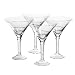 Nautica Sloane Square 8-Ounce Martini Glass, Set of 4
