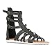 Twisted Women's Viola Gladiator Strap Sandal with Razor Sole