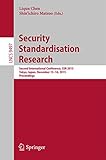 Security standardisation research : Second International Conference, SSR 2015, Tokyo, Japan, December 15-16, 2015, proceedings