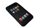 BLACK Silicone Skin Case Cover for Apple iPod Touch 8gb, 16gb & 32gb 1st Gen