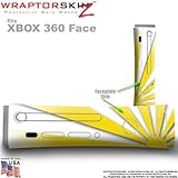 Rising Sun Yellow Skin by WraptorSkinz TM fits Original XBOX 360 Factory Faceplates