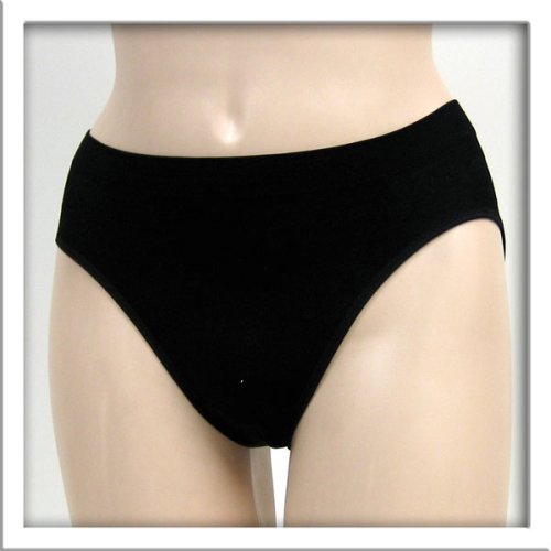 Venus 2 Pack Black Sheer Bikini Panty #1917 sz S