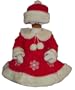 CLEARANCE New Mrs Claus Fur Snowflake Dress & Hat ~ 3T Remaining ~ Red