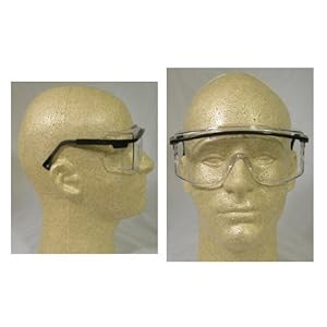 Uvex (UVXS2500) Safety Glasses Black Frames/Clear Lens