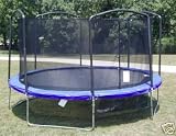 14' Trampoline Net Replacement for your 4 Arch Enclosure Jumpking, Bazoongi, Projump,Sams, Lifestyle (Picture is for model purposes, Trampoline and poles are not included)