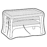 Outdoor Living : Wicker Coffee Table Cover, Khaki