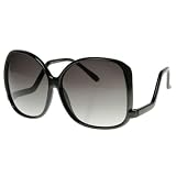 Designer Inspired Womens Large Oversized Square Low Temple Fashion Sunglasses