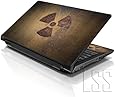 LSS 17 17.3 inch Laptop Notebook Skin Sticker Cover Art Decal Fits 16.5" 17" 17.3" 18.4" 19" HP Dell Apple Asus Acer Lenovo Asus Compaq (Free 2 Wrist Pad Included) Nuclear Sign