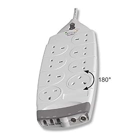Belkin Irish SurgeMaster, 8-Way, Tel/Fax/Modem/Cable or DSL Modem Protection, 2m Cable