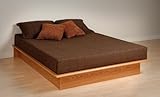 Platform Bed in Oak Size: Full