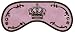 Swarovski daydream Crown Pink S-4006 Schlafmaske mit Krone in Rosa mit Swarovski Steinen, ca. 20 x 9 cm