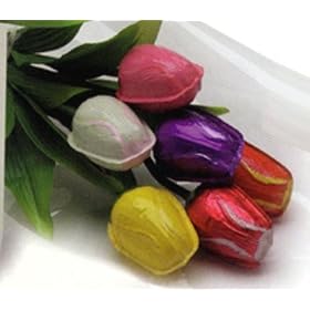 Tulip Bouquet Semi Solid Milk Chocolate (1/2 Doz)