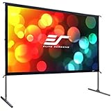 Elite Screens Yard Master 2 Series, 120-inch 16:9, Foldable-Frame Outdoor Rear Projection Movie Screen, OMS120HR2