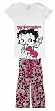 Betty Boop - Paw Print Knee Length Pajama Set for women