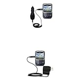 Essential Kit for the Blackberry 8700f - includes Car and Wall Charger with Rapid Charge Technology - Gomadic Brand w/ TipExchange Technology