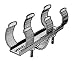 Wald Flashlight Holder #40 Chrome