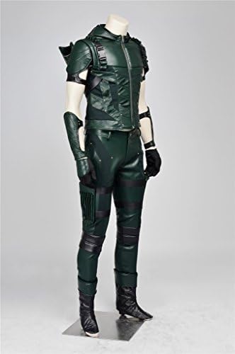 MZX Men's Green Arrow Cosplay Oliver Queen Costume Size XL
