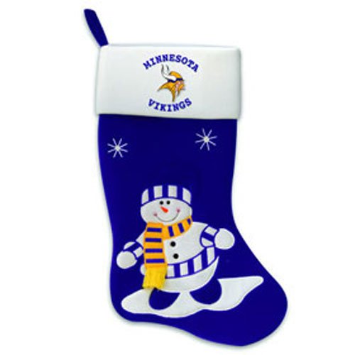 Minnesota Vikings Snowman Stocking