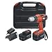 Factory-Reconditioned Black & decker 18V Cordless High Performance Drill HPD18AK-2