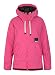  Raffinierte Snowboardjacke in knalligem Pink mit gesteppten Applikationen an Ellenbogen und Tasche, die N&auml;hte sind in wei&szlig; gehalten und heben sich somit vom Material optisch ab. Das Obermaterial hat beim genauen Hinsehen ein dezentes Streifenmuster.     Features:    kritische N&auml;hte verklebt   Wassers&auml;ule/ Atmungsaktivit&auml;t: 10.000   reversed Front-Rei&szlig;verschluss   Ventilationsschlitze am Unterarm    verstellbare Kapuzenweite   verl&auml;ngerte R&uuml;ckenpartie   &Auml;rmeltasche   Audiotasche innen 