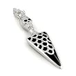 Black Designo Skull/arrow Pendant