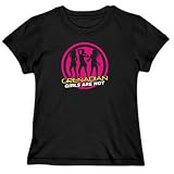 T-Shirt Woman Black  Grenadian Girls Are Hot !!!  Grenada Country