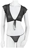 California Exotics Sensual Lingerie Collection Mesh Tie Top & G-String, 1 combo